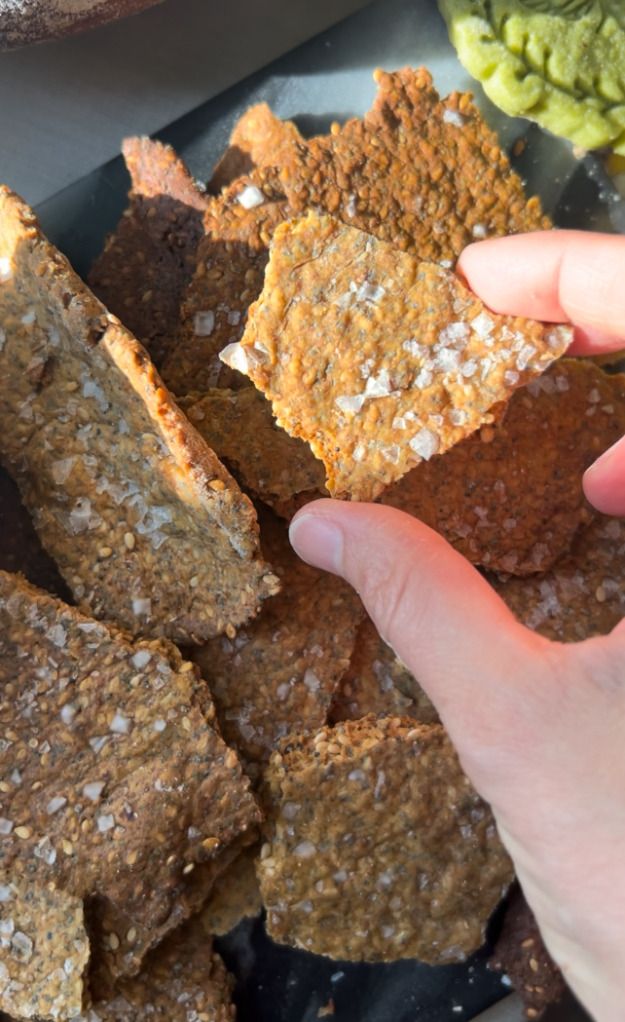 Sourdough Crackers with Sesame & Poppy